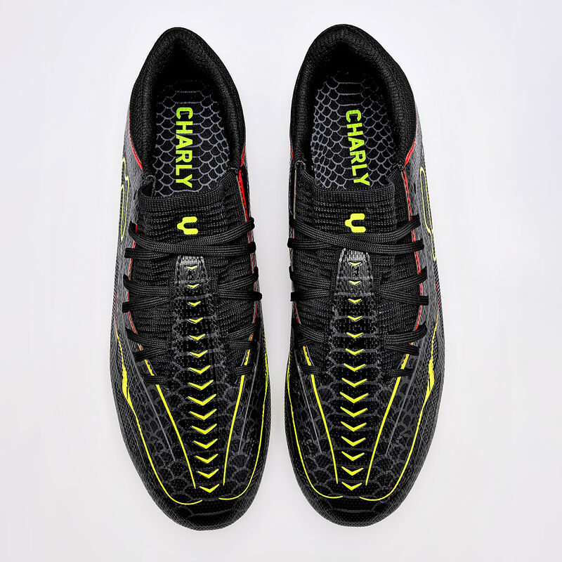 Charly tenis de f&uacute;tbol para hombre negro cod 13... image number null