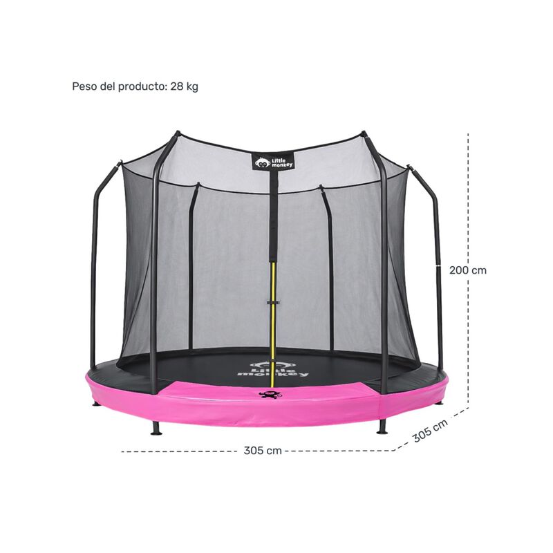 Trampolin 10ft 3m Brincolin Seguridad Empotrado... image number null