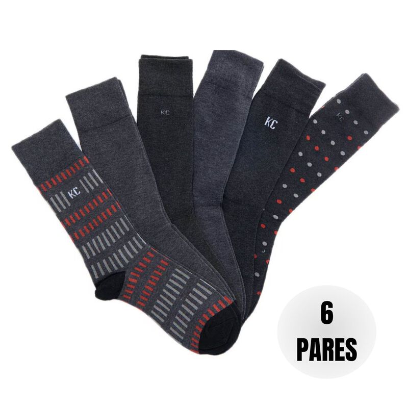 Kenneth Cole 6 Pares de Calcetines para Hombre,... image number null