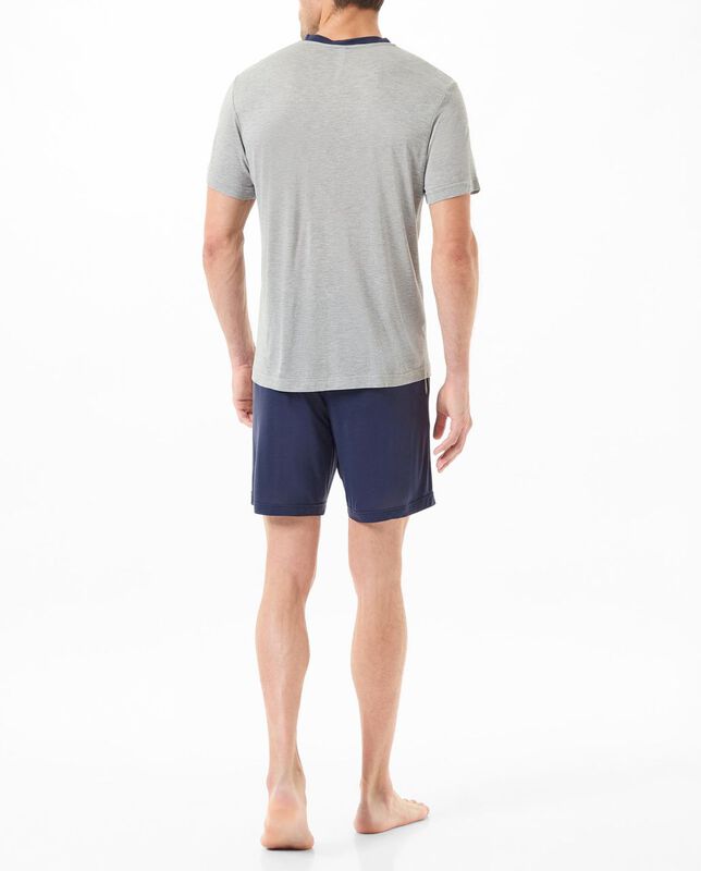 Pijama Liso para Hombre Gris image number null