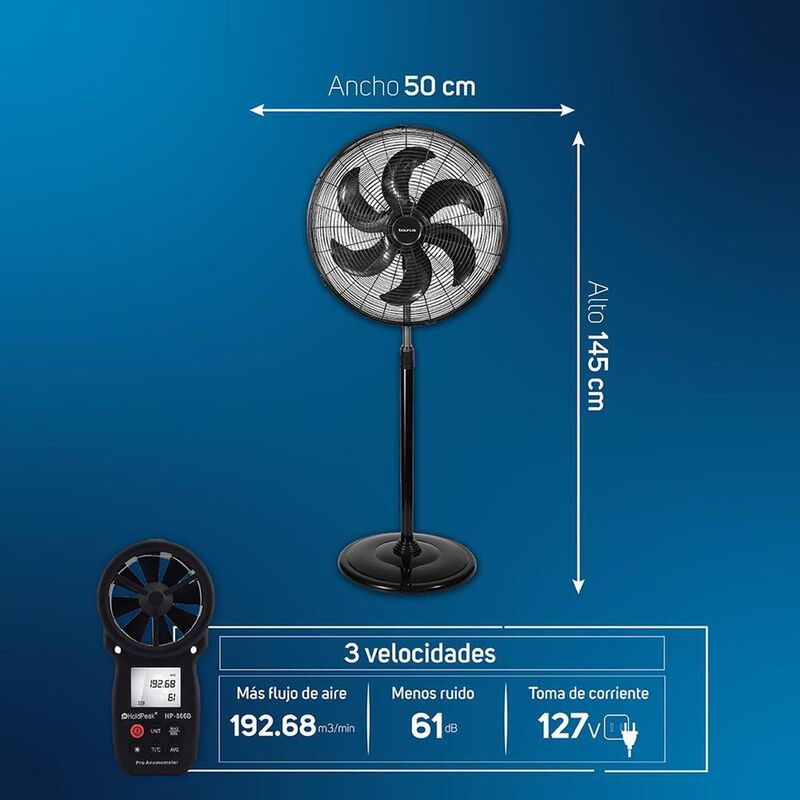Ventilador Pedestal Taurus Air Force Industrial... image number null