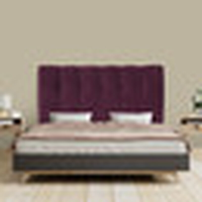 Cabecera Queen Size Dicasa Nube Morado image number null