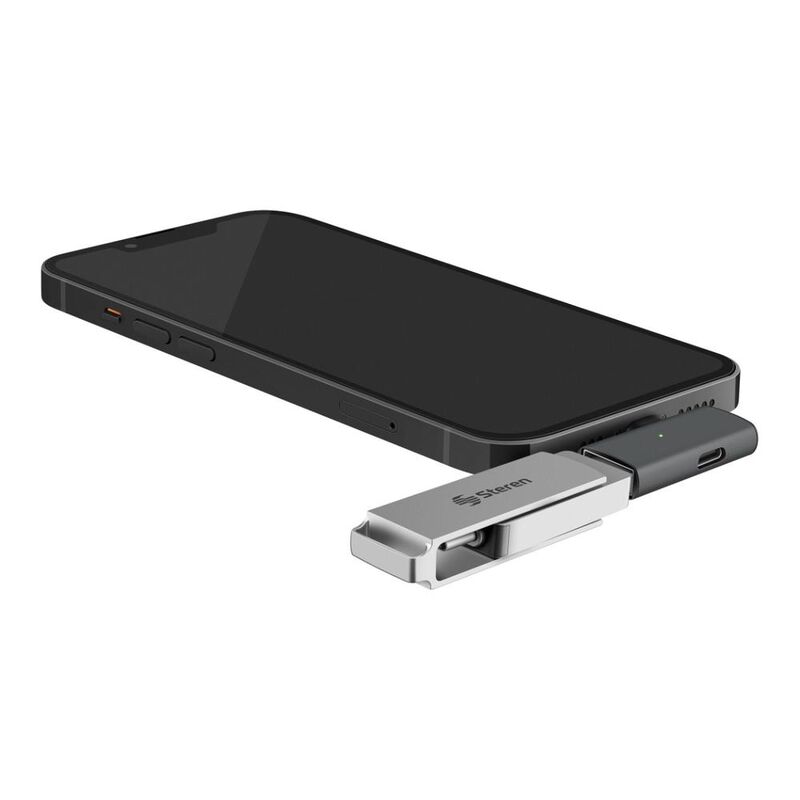 Steren Adaptador Usb C Otg 2 En 1 Usb-5292 image number null