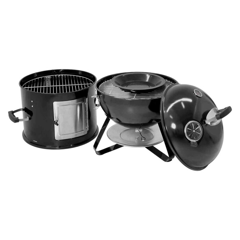 Asador Ahumador Tipo Bala 2 En 1 Carbon 2 Parri... image number null