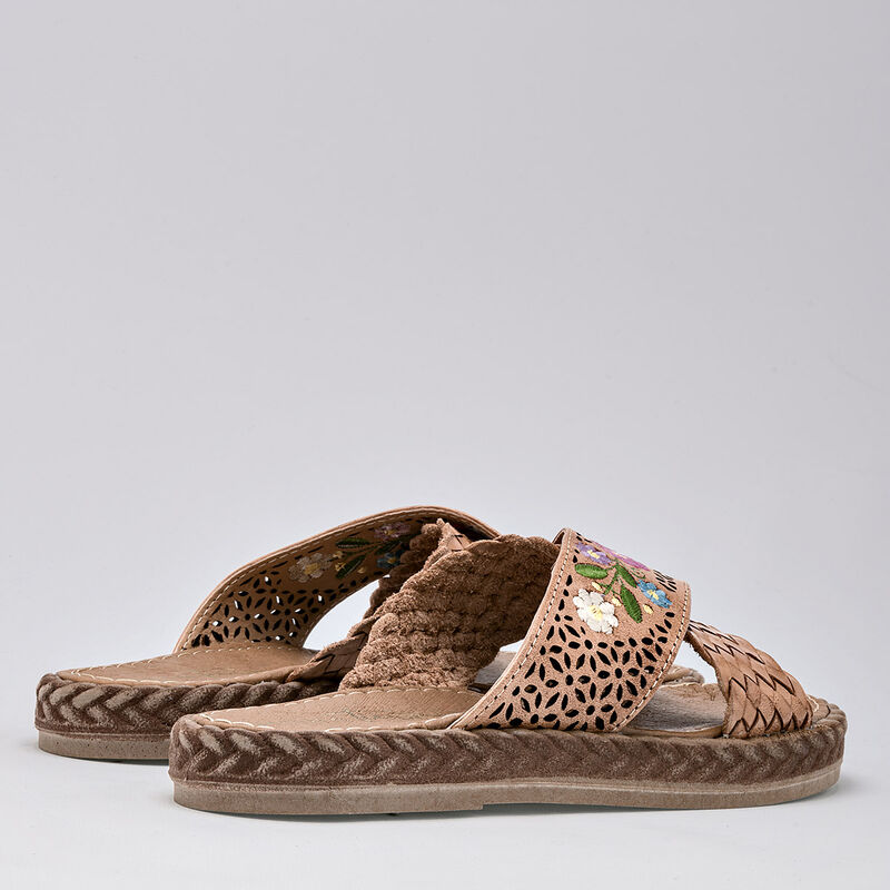 Mora Tierra Sandalia para mujer beige multicolo... image number null