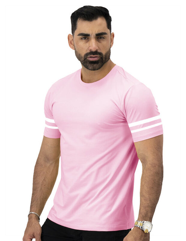 Playera Hombre Casual Premium Cuello Redondo Ro... image number null