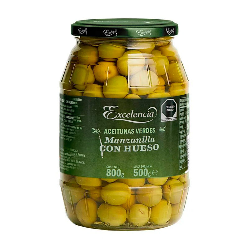 ACEITUNA VER C/ HUESO EXC 800GRS image number null