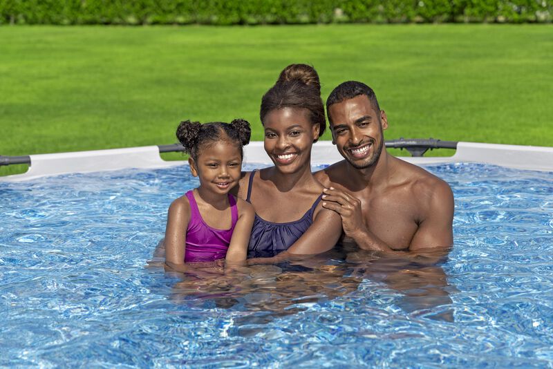 Alberca con estructura redonda 3.66x.76cm con b... image number null