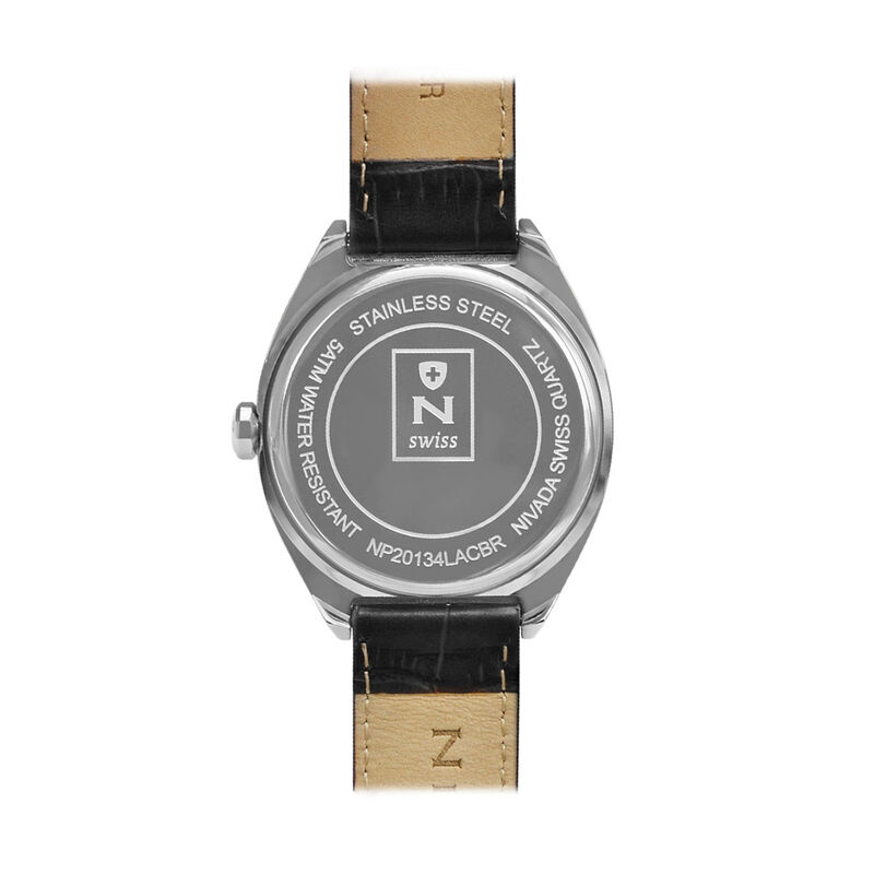 Reloj Nivada Executive Dama Acero Blanco Romano image number null