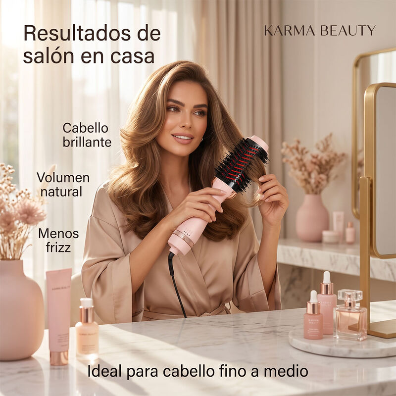 Cepillo Secador Infrarrojo Ionico Karma Beauty ... image number null
