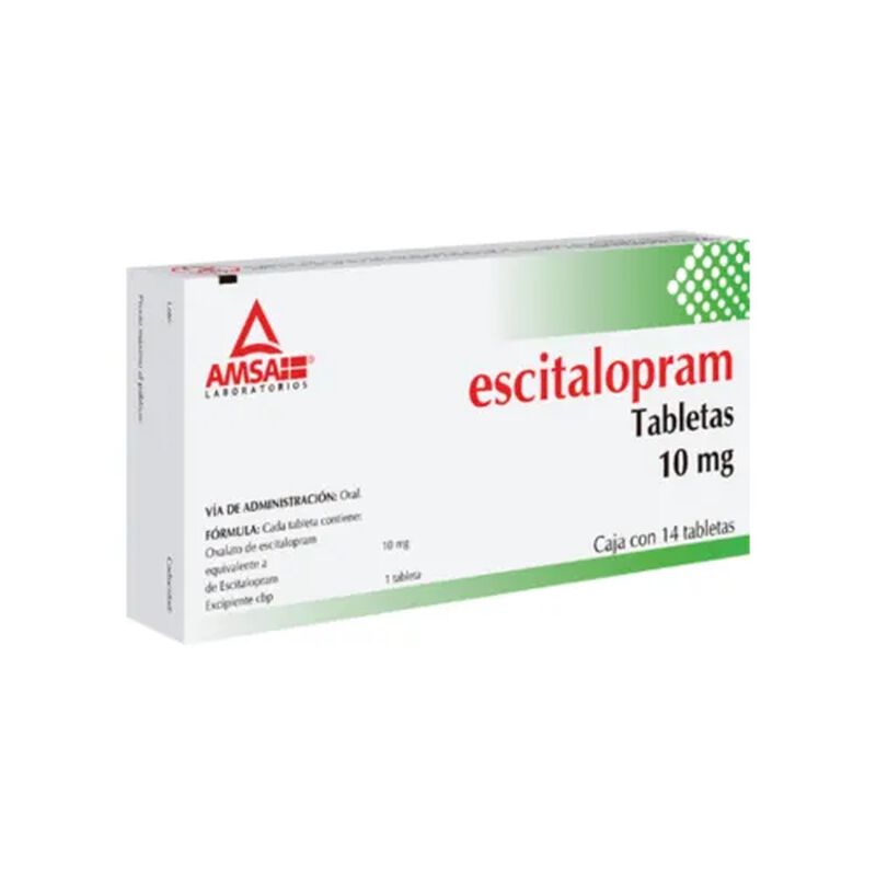 ESCITALOPRAM 10 MG TABLETA C14 image number null