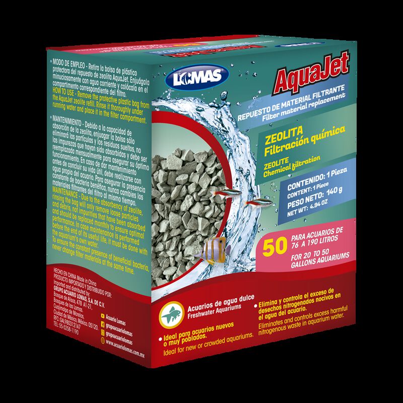 Lomas Repuesto Zeolita Aquajet 50 Para Peceras ... image number null