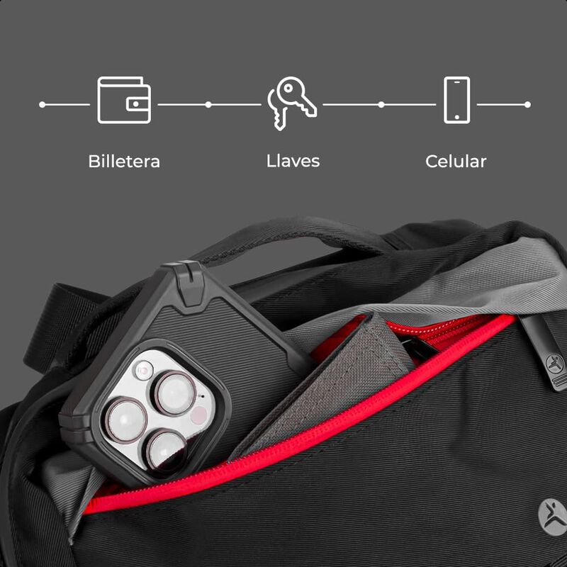 TechZone Smartbag Cangurera Deportiva  con Orga... image number null
