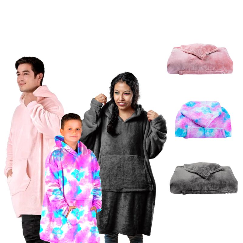 Pijama Adulto Unitalla Sudadera  Cobija Gigante... image number null