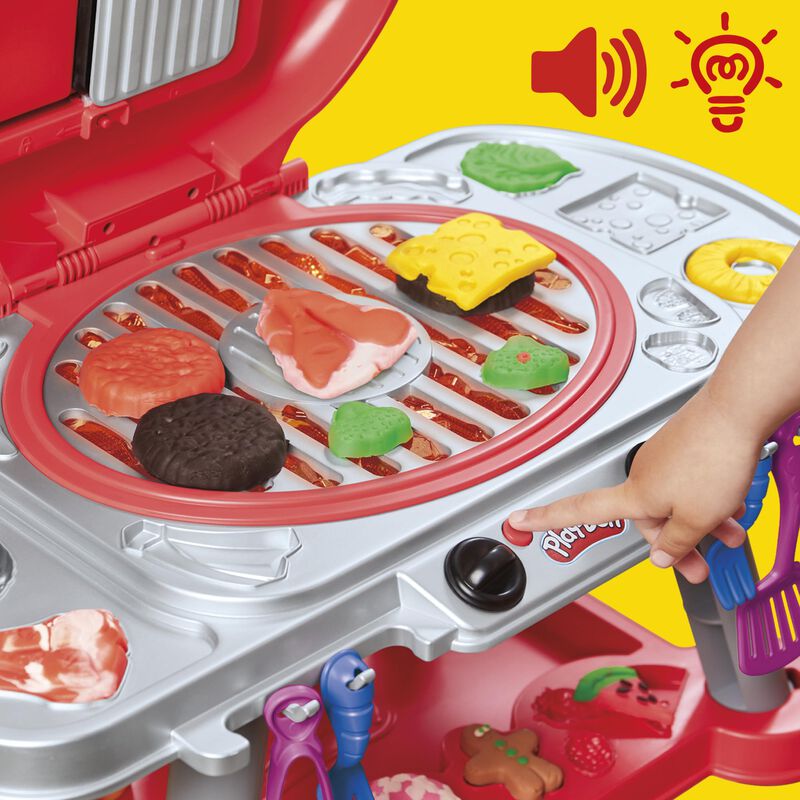 Bbq Grill Playset Play-doh Sizzlin' Grill Con L... image number null