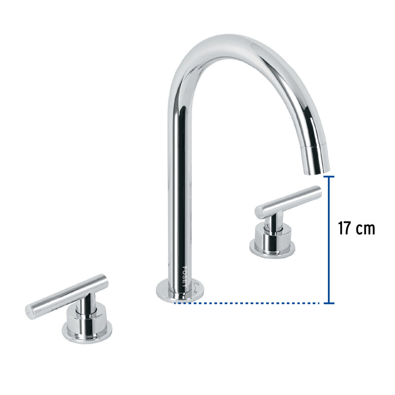 Mezcladora P/LavaboTaladros SeparadosPalancaCro... image number null