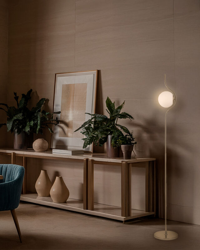 mil luces L&aacute;mpara de Piso ZIBAL Dorado image number null