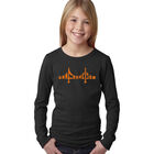 Camiseta De Manga Larga Word Art Para Ni&ntilde;a - Puente de San Francisco - Negro