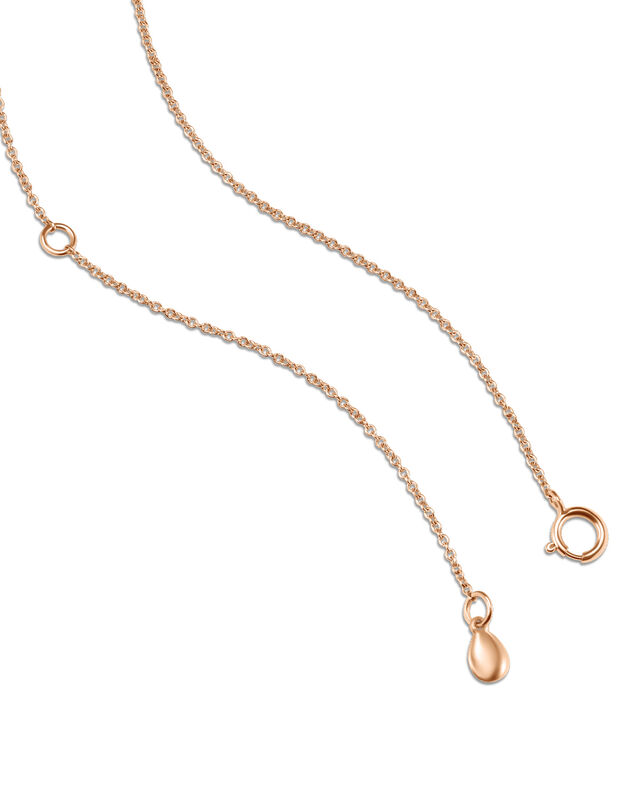 Gargantilla Oro Rosa 14k Con 4 Pts Diamante Y P... image number null