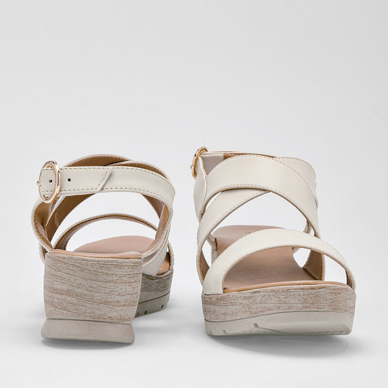 Been Class Sandalia para mujer latte image number null