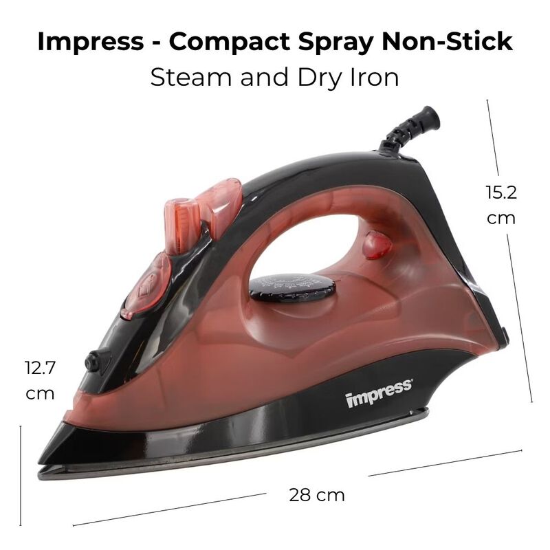 Plancha Compacta De Vapor De Ropa Impress Contr... image number null