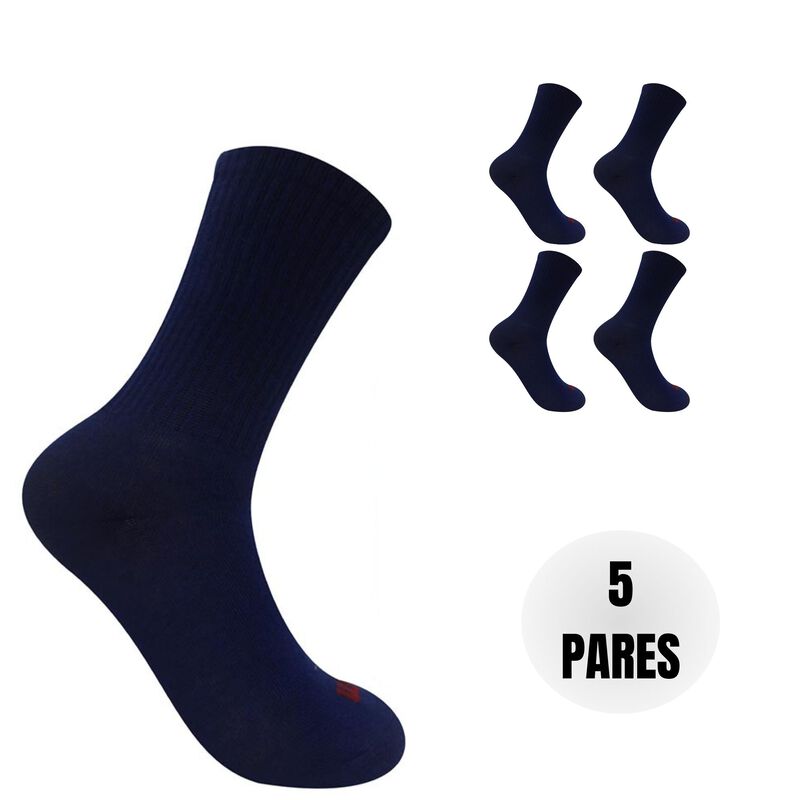 Wilson 5 Pares de Calcetas para Ni&ntilde;o, Color Azu... image number null