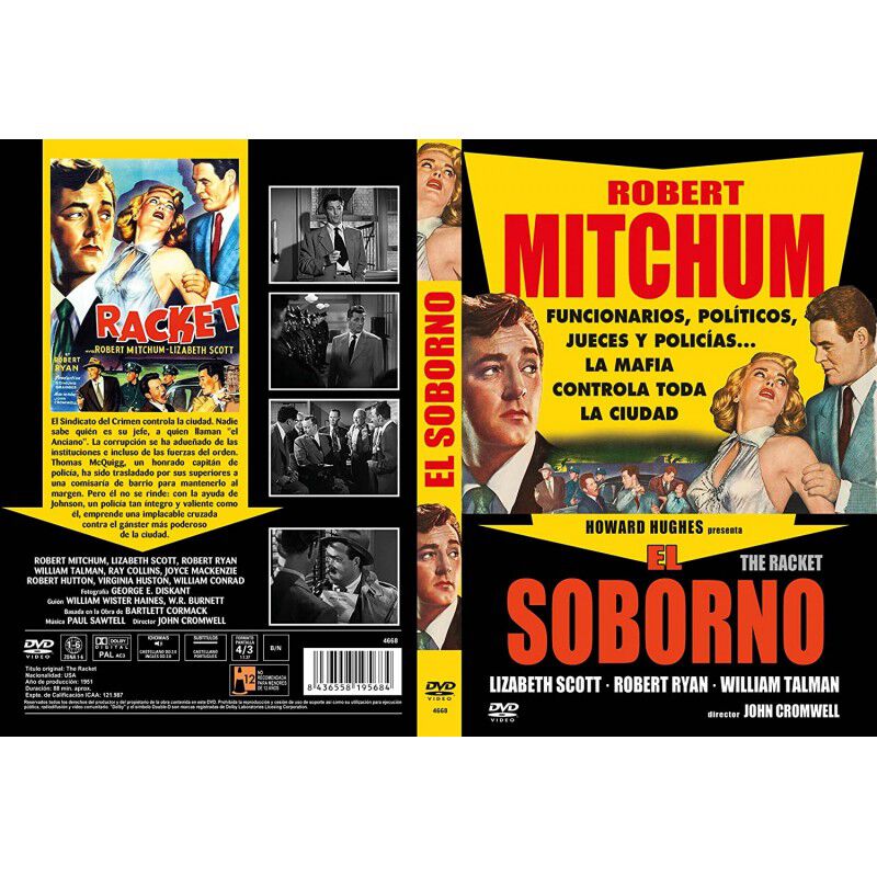 El Soborno Dvd 1951 The Racket image number null