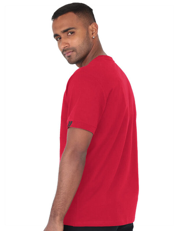 Playera Casual Caballero Premium Estampada Rojo... image number null