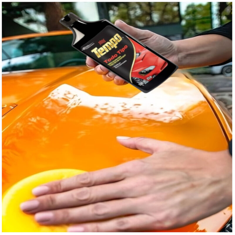 Cera L&iacute;quida Tempo todo tipo pinturas 473ml kit... image number null