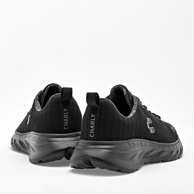 Charly Tenis Deportivos Para Ni&ntilde;o Negro Cod 129... image number null