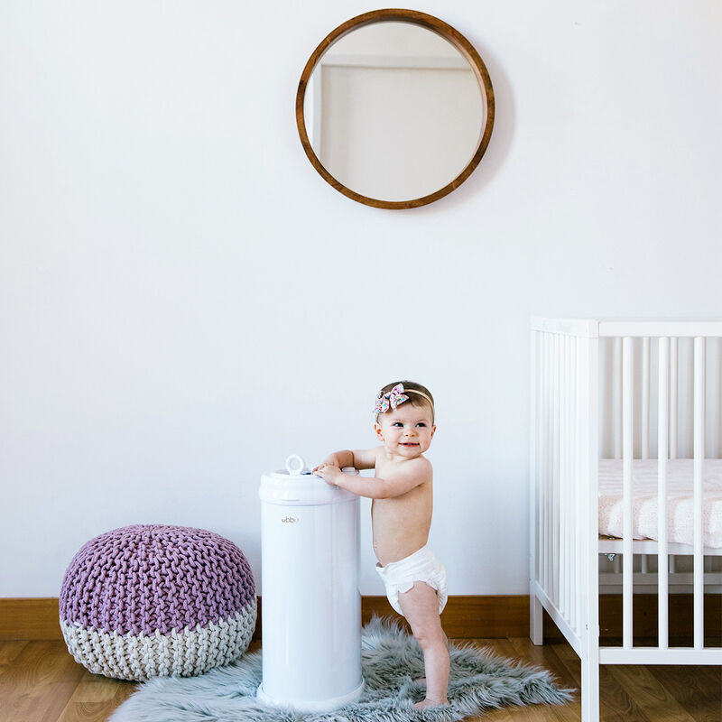 Bote De Pa&ntilde;ales Blanco image number null