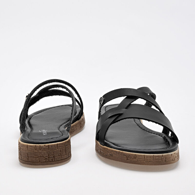Mora Tierra Sandalia para mujer negro image number null