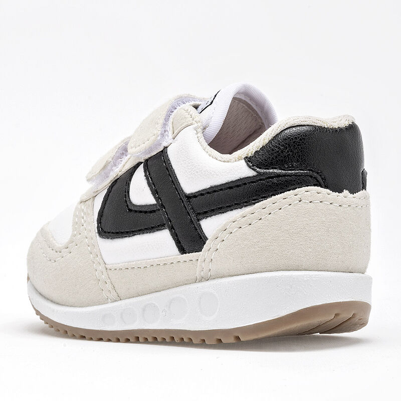 Panam Tenis para beb&eacute; ni&ntilde;o. Late blanco negro image number null