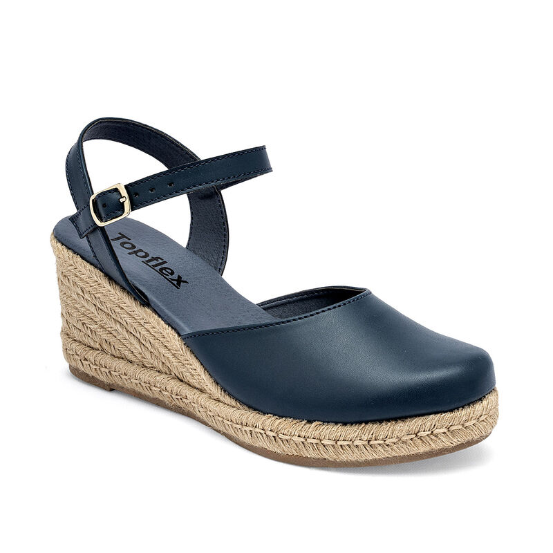 Topflex sandalia cu&ntilde;a para mujer azul cod 14093... image number null
