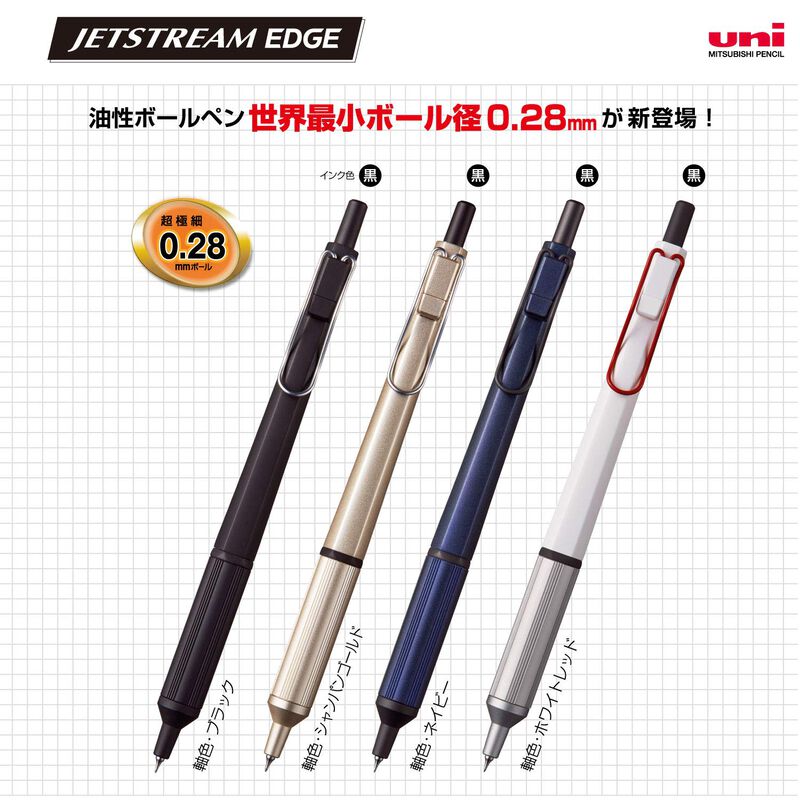 Bol&iacute;grafo Uni Jetstream Edge 0,28 Mm A Base De ... image number null