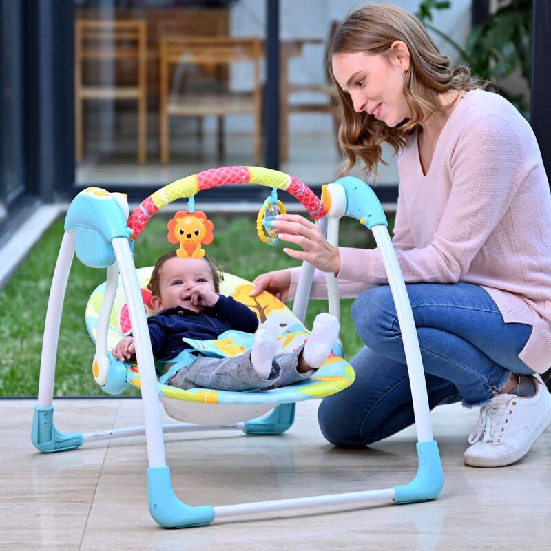 SILLA MECEDORA COLUMPIO PARA BEBE PRINSEL ANIMA... image number null