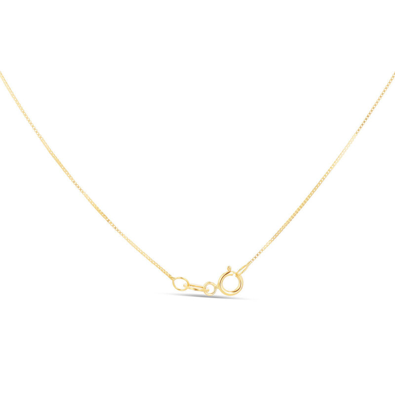 Dije De Corazon De Oro Amarillo 14k Con Cadena ... image number null