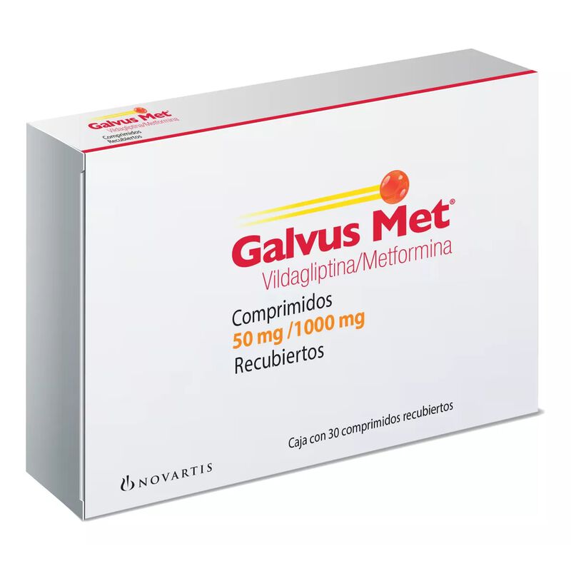 Galvus Met Comprimido Recubierto 50 Mg/1000 Mg,... image number null