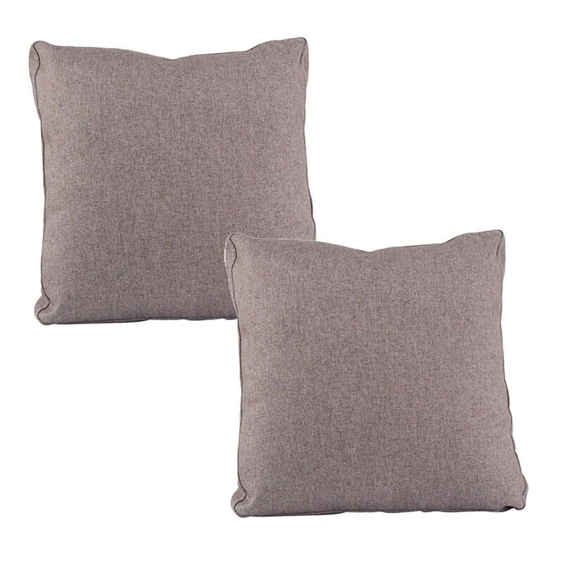 Set de 2 Cojines Dicasa ZitaOne Caf&eacute;  Claro image number null