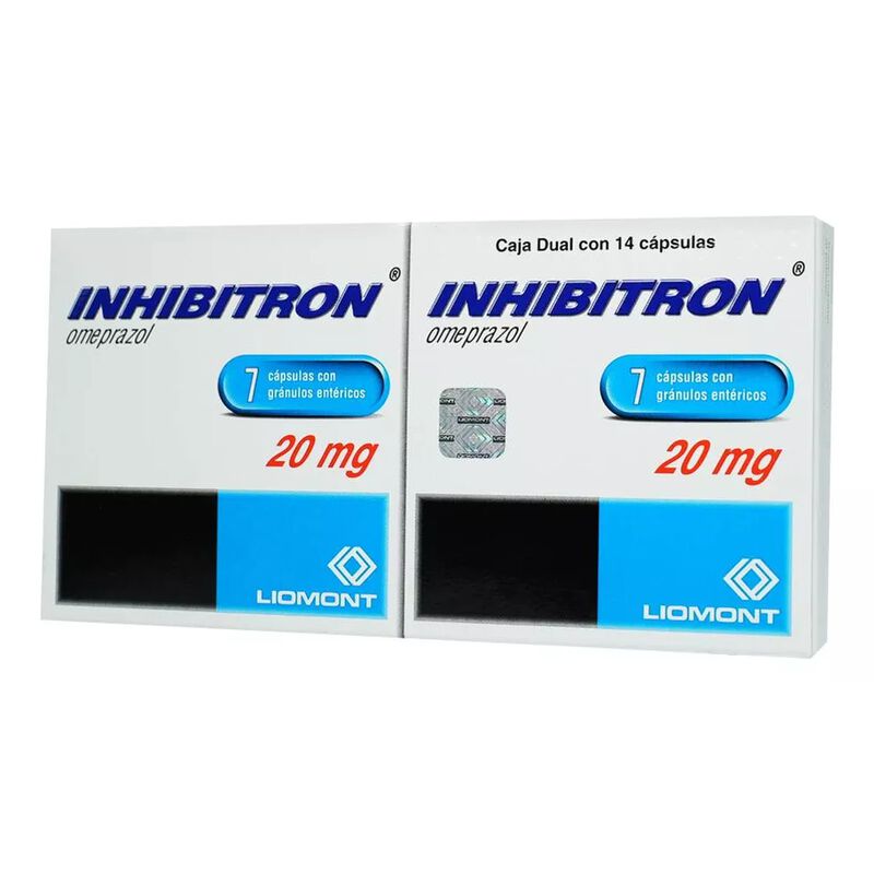 Inhibitron C&aacute;psulas 20 Mg, 7 C&aacute;psulas + 7 C&aacute;psu... image number null