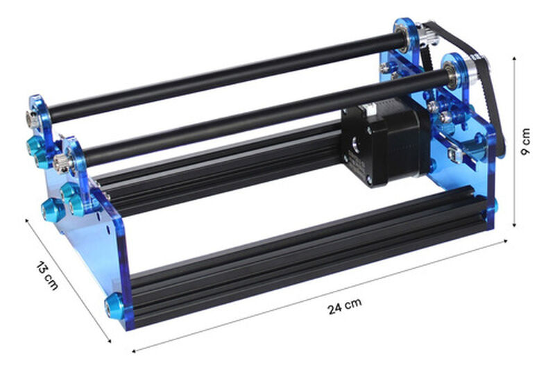 Grabador L&aacute;ser  Rodillo Giratorio Cnc Latas Ter... image number null