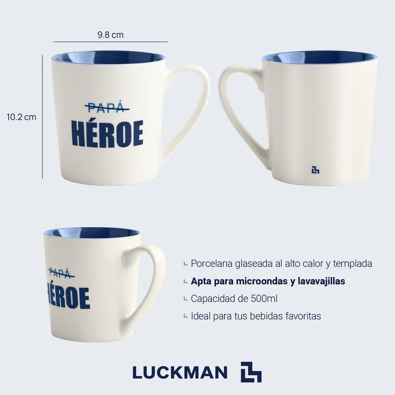 Taza Dad LUCKMAN Taza t&eacute;rmica para Caf&eacute; de 500 ... image number null