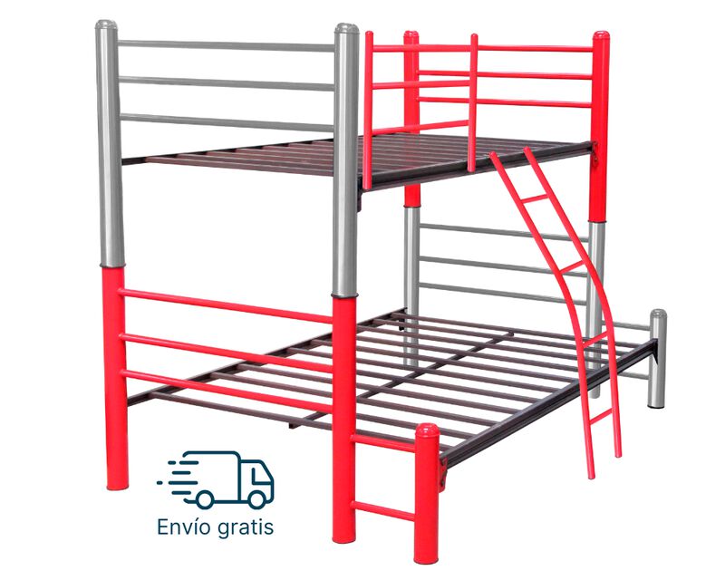 Litera Kids Mixta Color Rojo Plata Base Matrimo... image number null