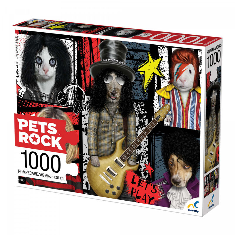 NOVELTY Rompecabezas Coleccionable Pets Rock Ha... image number null