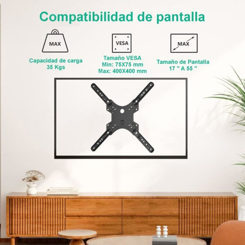 Soporte Base Tv Acero BST SB-2670X 17 A 55 image number null