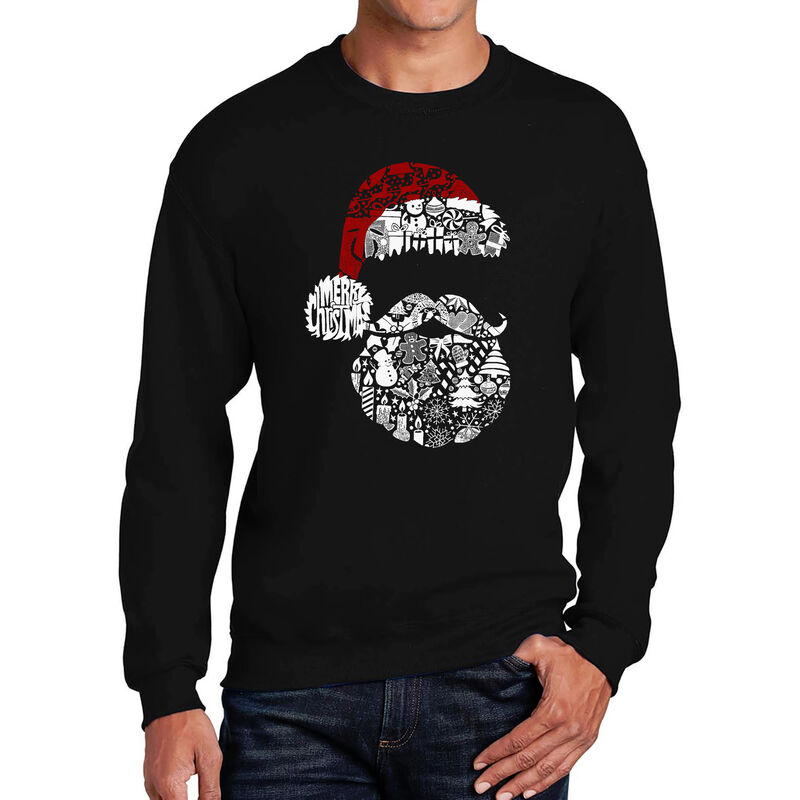Sudadera De Cuello Redondo Word Art Para Hombre... image number null