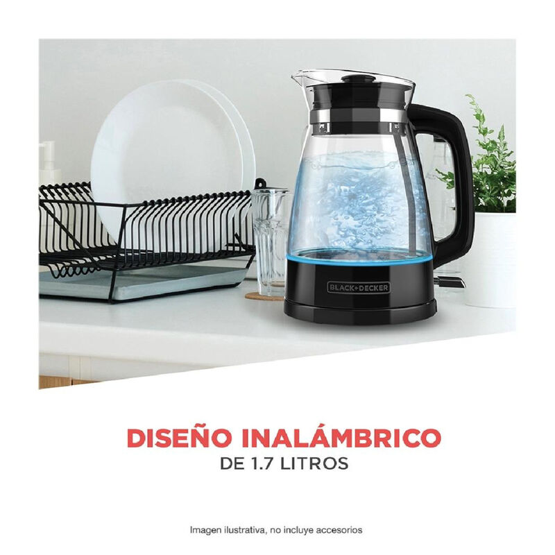 Hervidor Black & Decker 1.7 Lts Luz LED Apagado... image number null