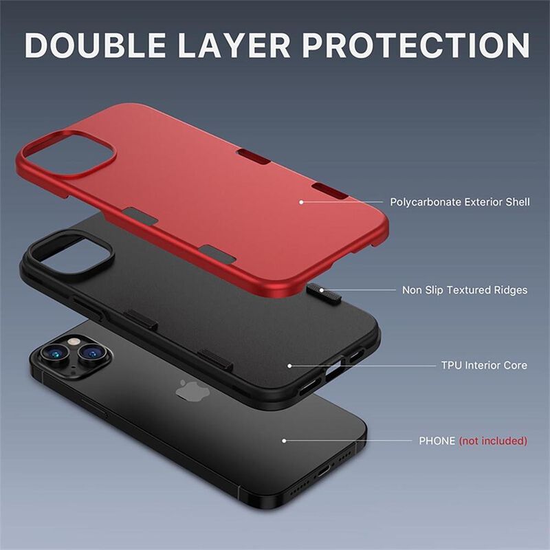 Funda MYBAT Tuff Subs para iPhone 14 PLUS Roja image number null