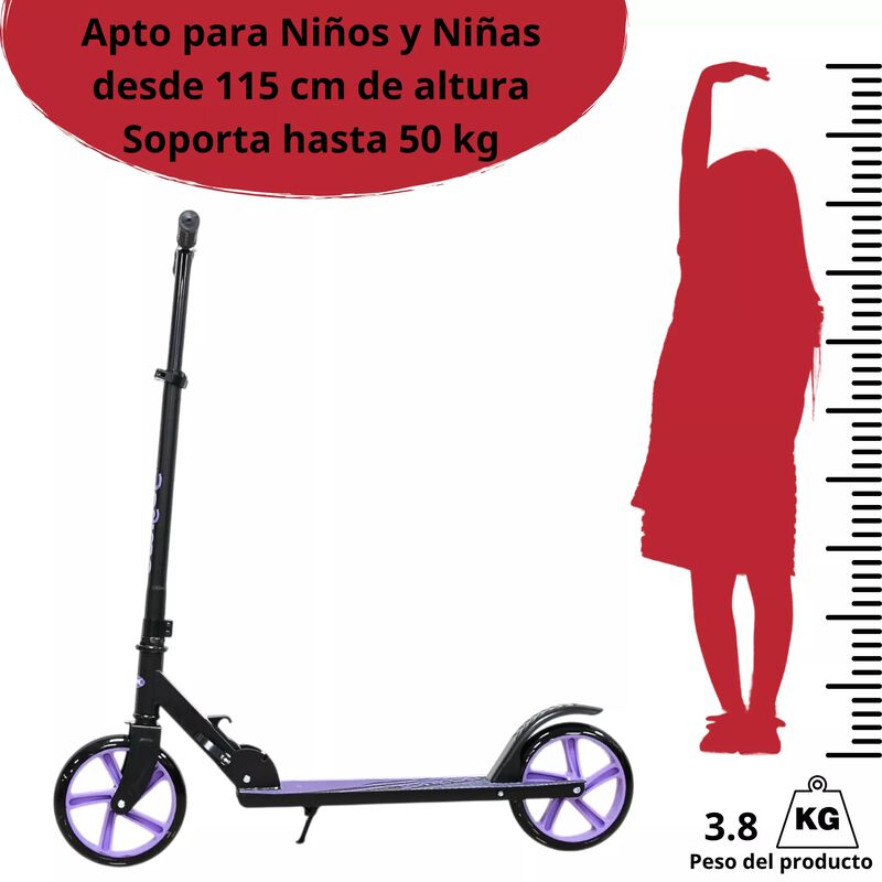 Scooter Para Ni&ntilde;os Altura Ajustable Ruedas De G... image number null