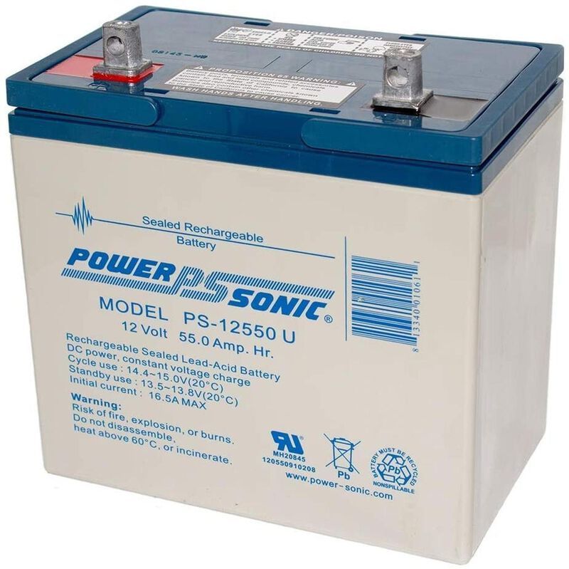 Bateria Power Sonic Respaldo Ps-12550 12v 55ah image number null